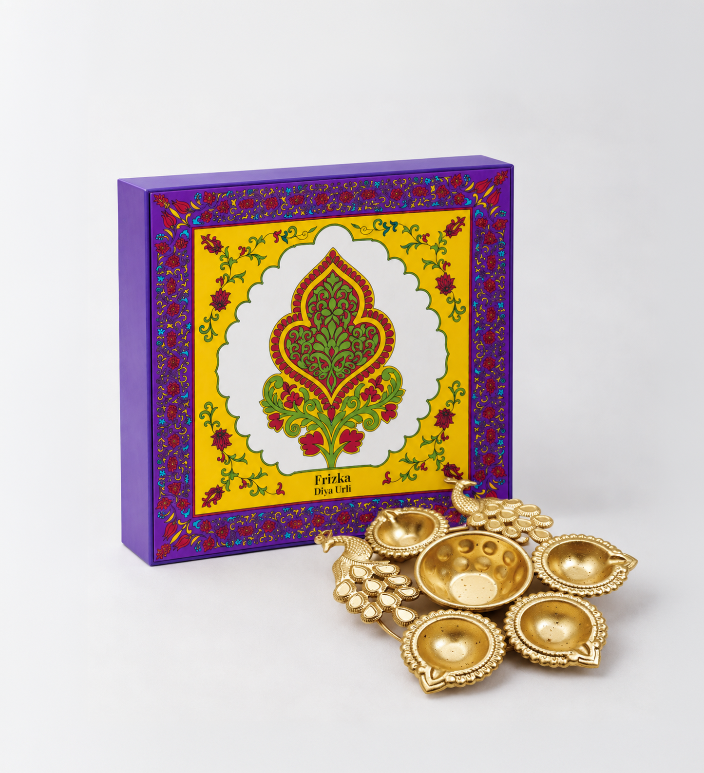 Peacock Urli in decorative box