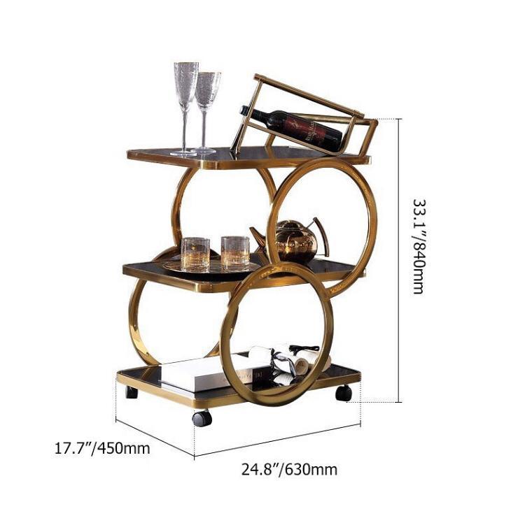 Bar Trolley 3 Tier