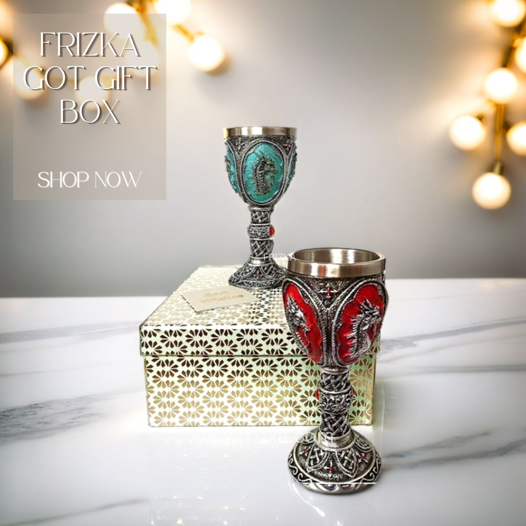 Frizka Game of Thrones 3D Wine Glass Set of 2 (2Pcs)