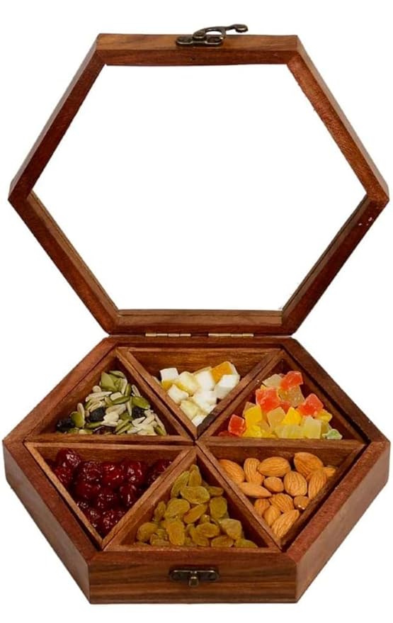 Spice box – Hexagon with a Spoon