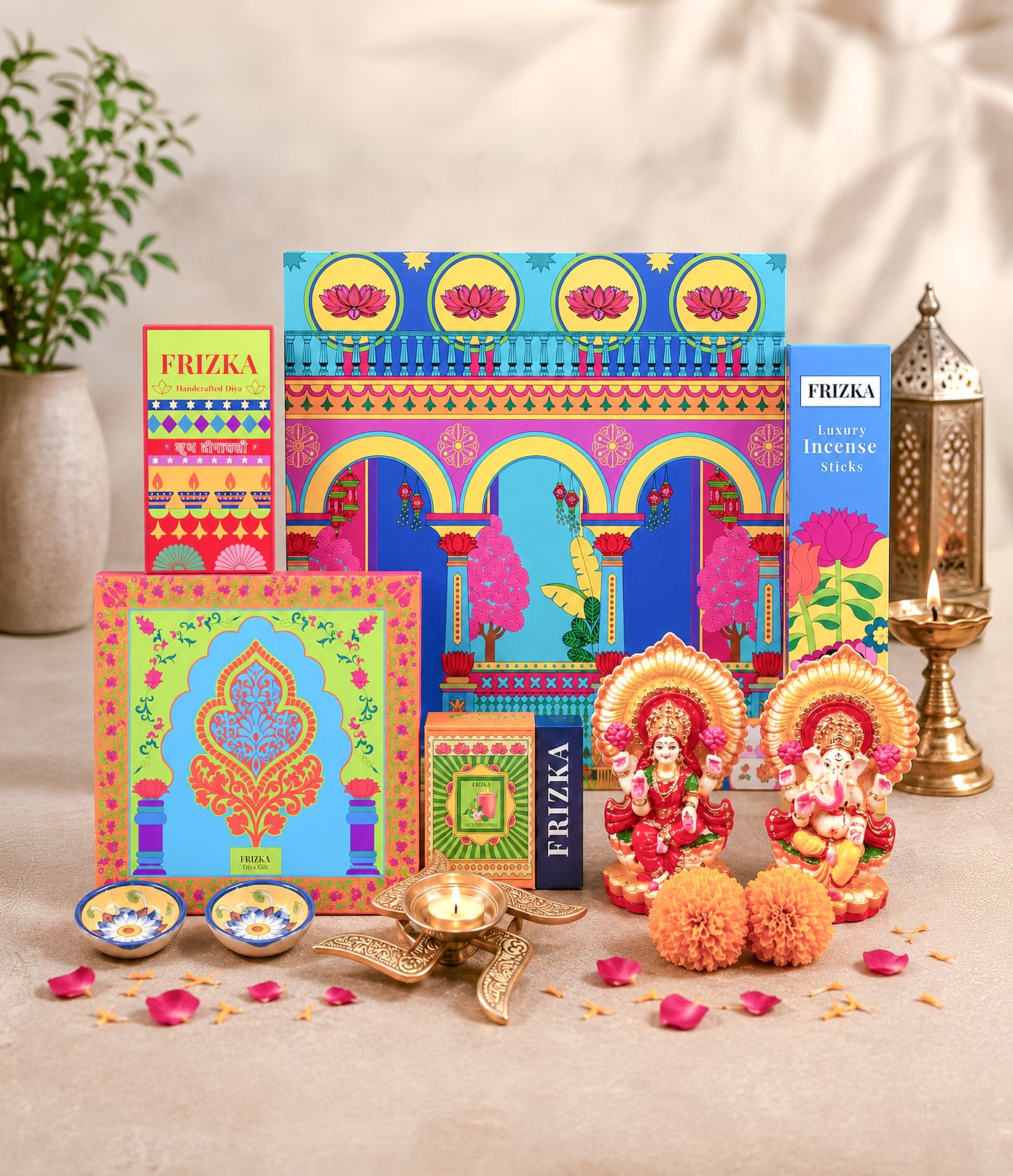 Frizka Pooja & Décor Gift Box | Set of 9