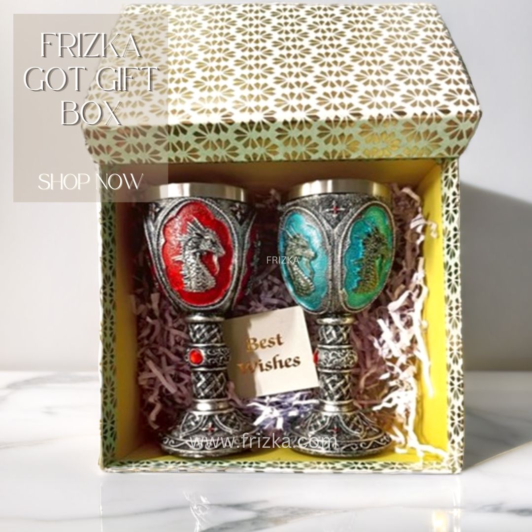Frizka Game of Thrones 3D Wine Glass Set of 2 (2Pcs)
