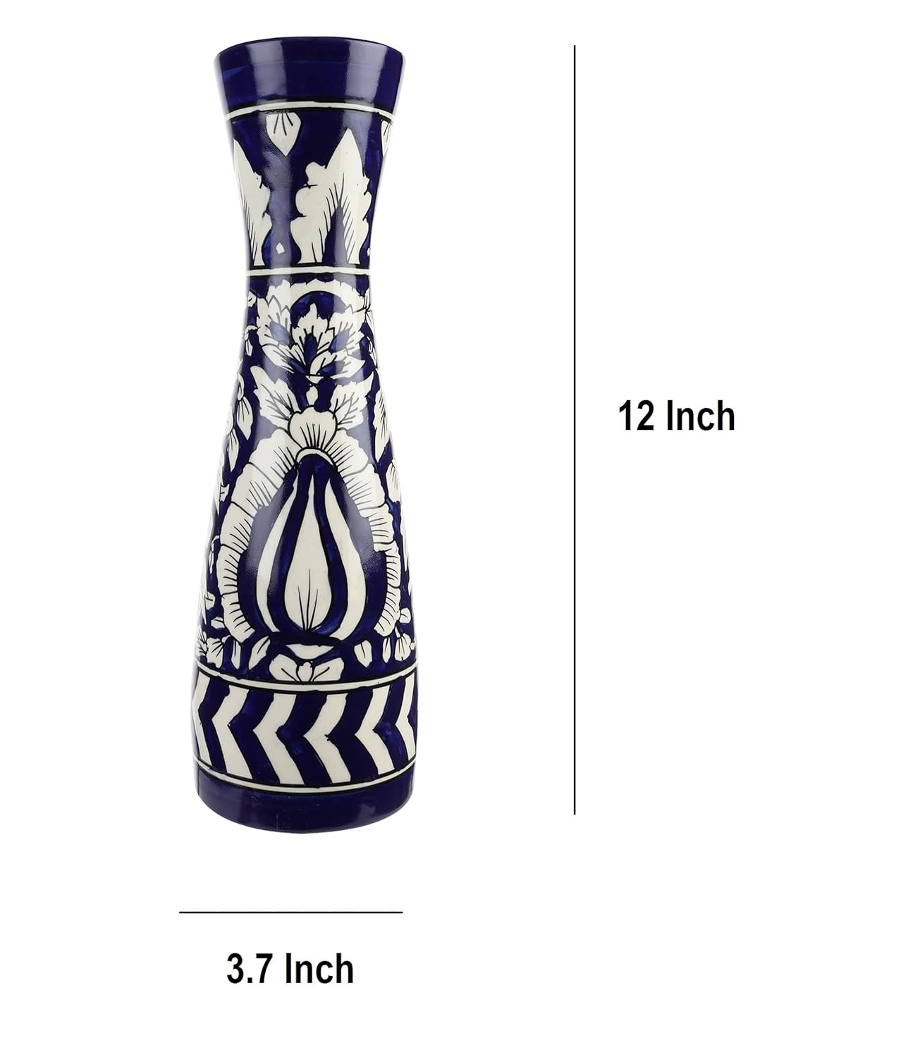 Mughal Design Ceramic Flower Vase