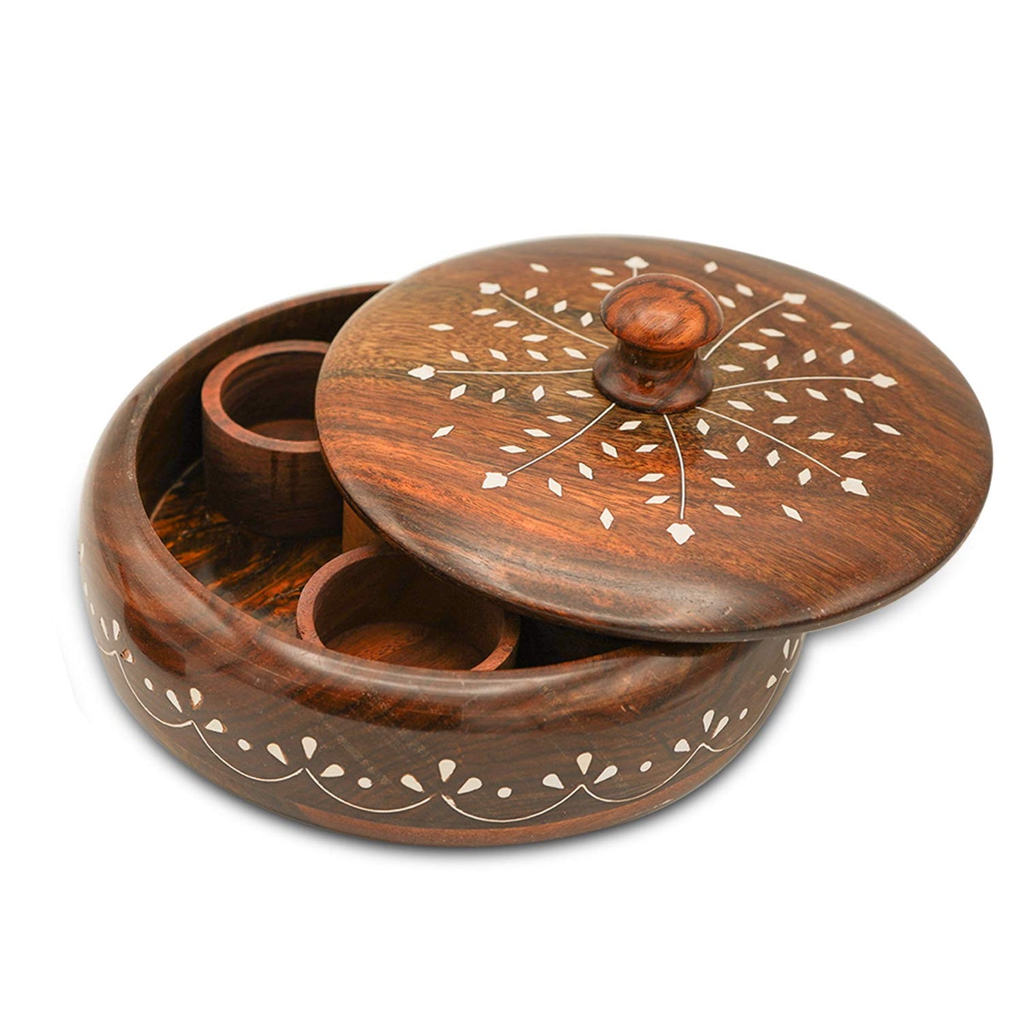 Spice box – Round with a Spoon