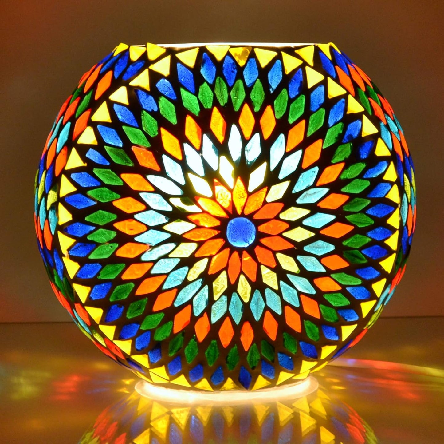 Mosaic Glass Lamp