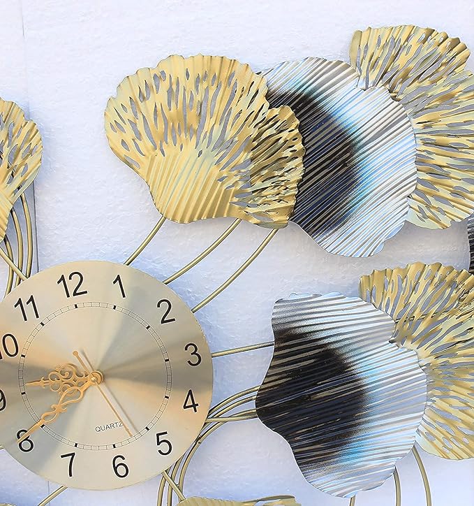 Decorative Ginko Leaf Wall Clock