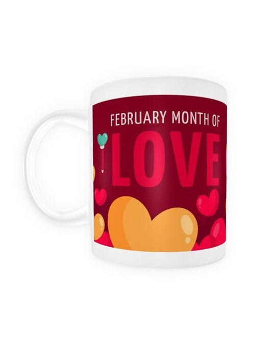 Red Valentine's Day Mug - 1 Pc
