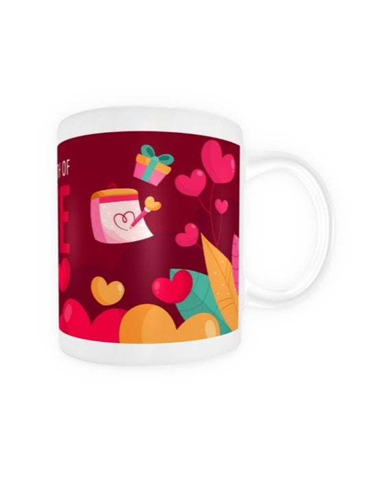 Red Valentine's Day Mug - 1 Pc