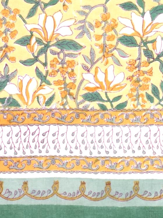 Jaipuri bedsheets King Size 100% Cotton bedsheet with 2 Pillow Covers
