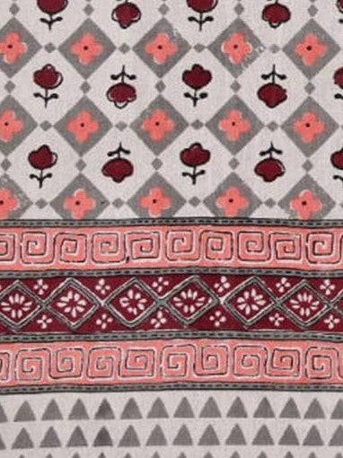 Jaipuri bedsheets King Size 100% Cotton bedsheet with 2 Pillow Covers