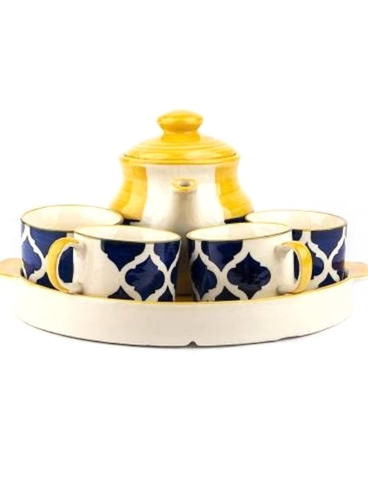 Moroccan Style Tea Pot Set of 6