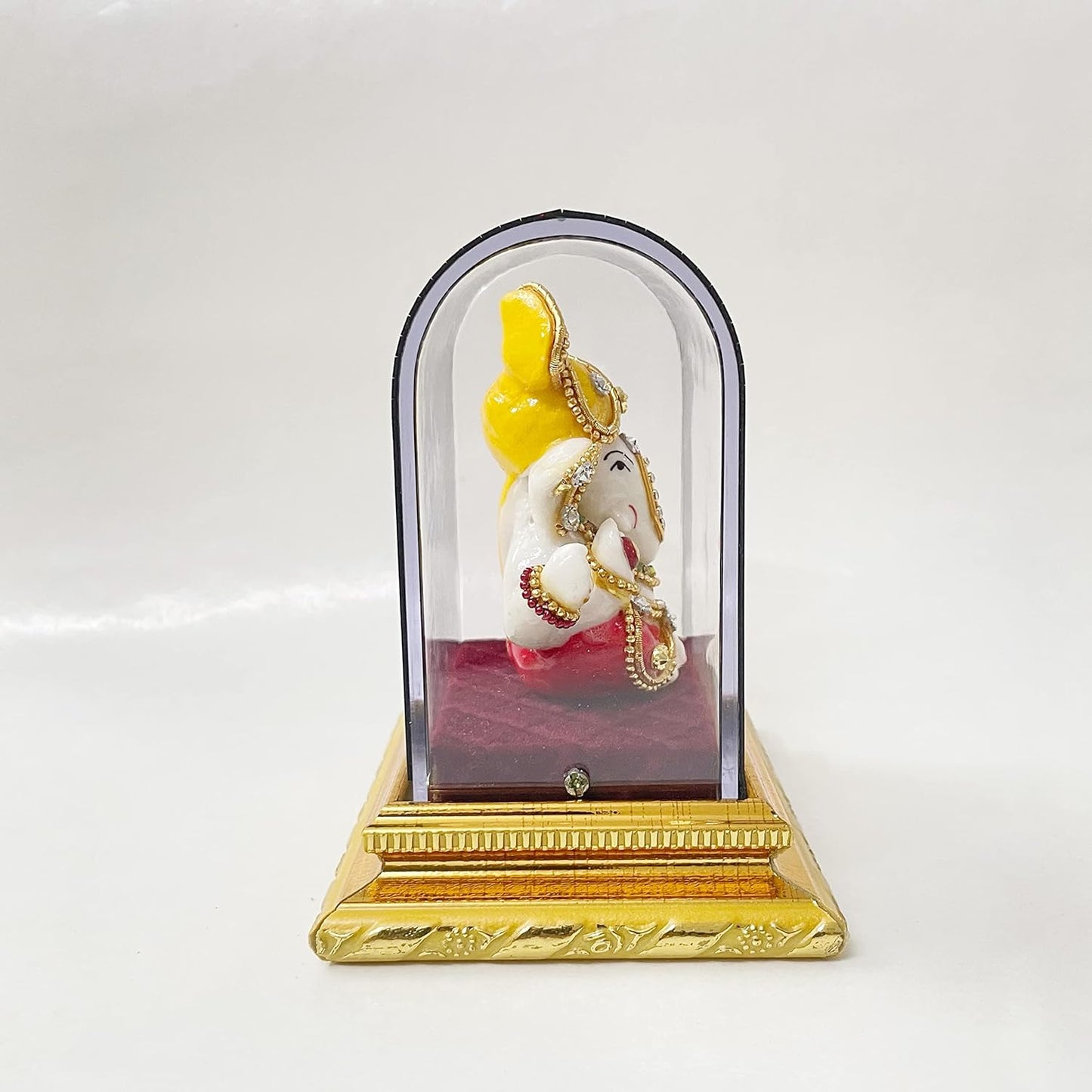 Ganesha Idol in Glass Box
