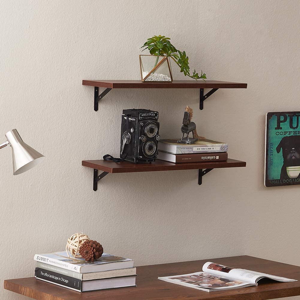 Wooden Floating Shelves- Set of 2