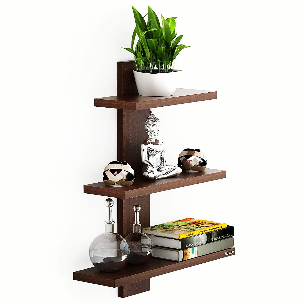 Floating Wooden Wall Hanging Shelves