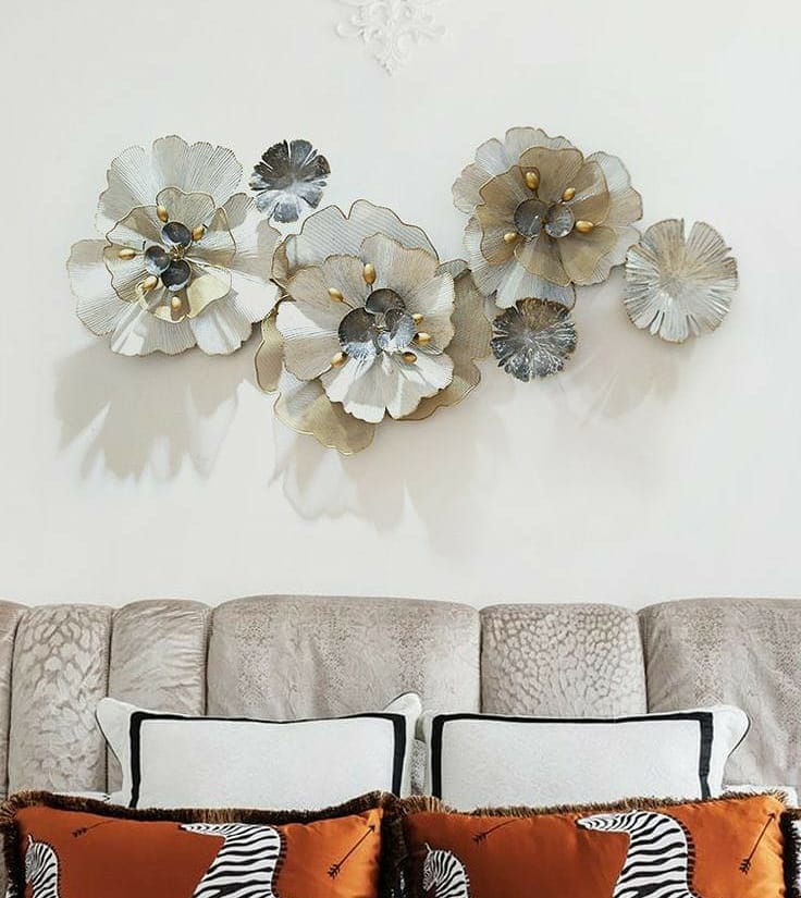 Floral Metal Wall Art