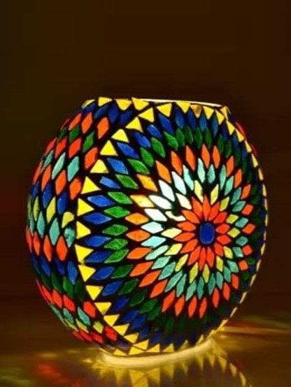 Mosaic Glass Lamp