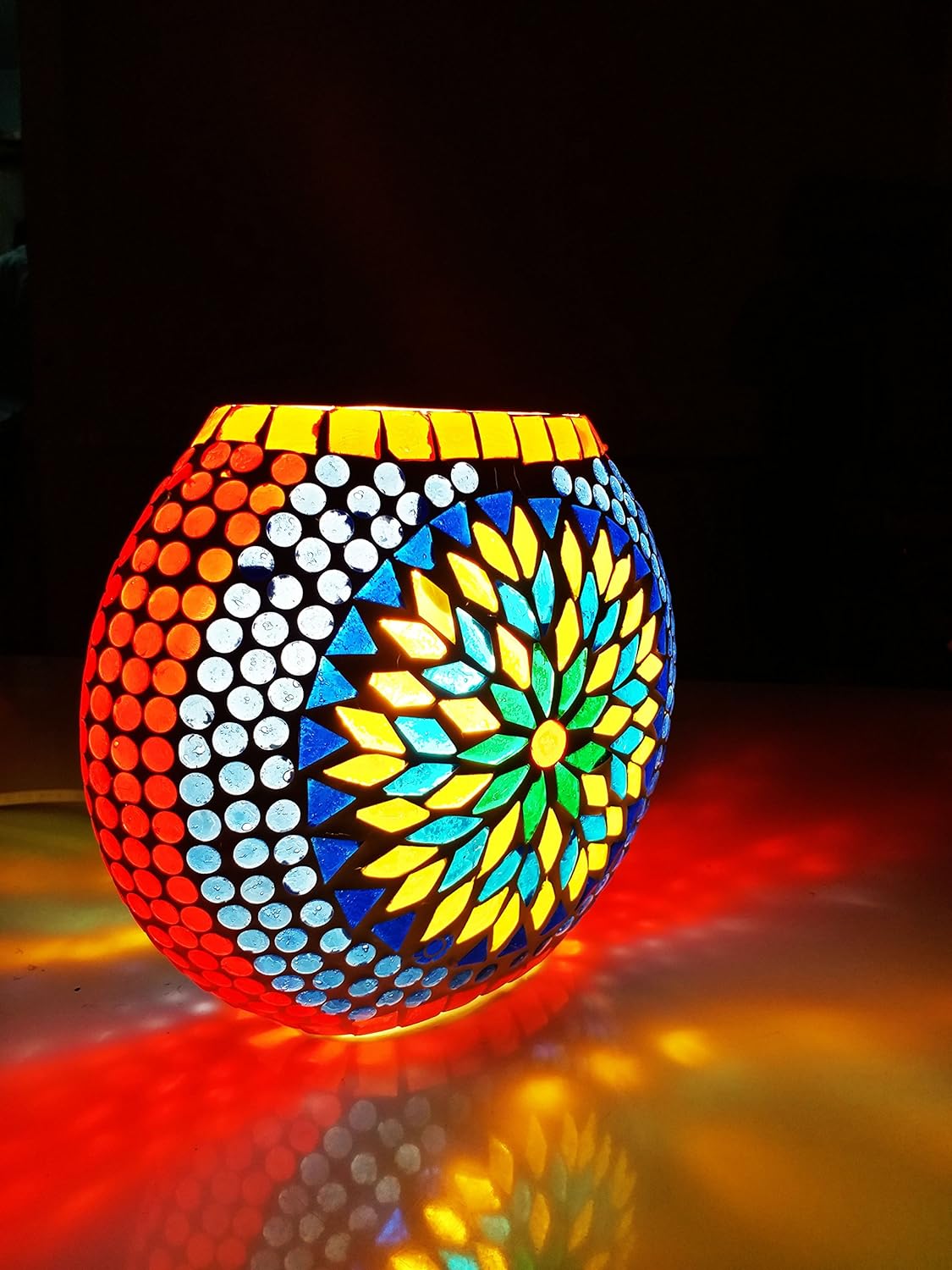 Mosaic Glass Lamp