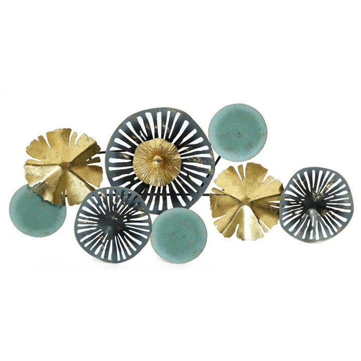 Metallic Floral Wall Art