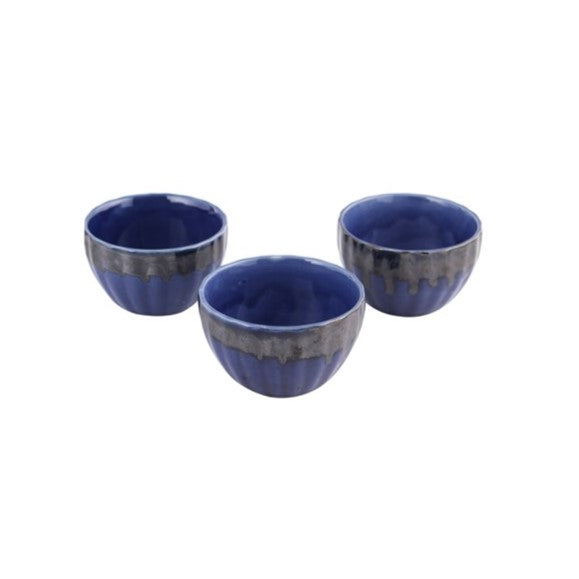 Ceramic Bowl Set with Serving Tray