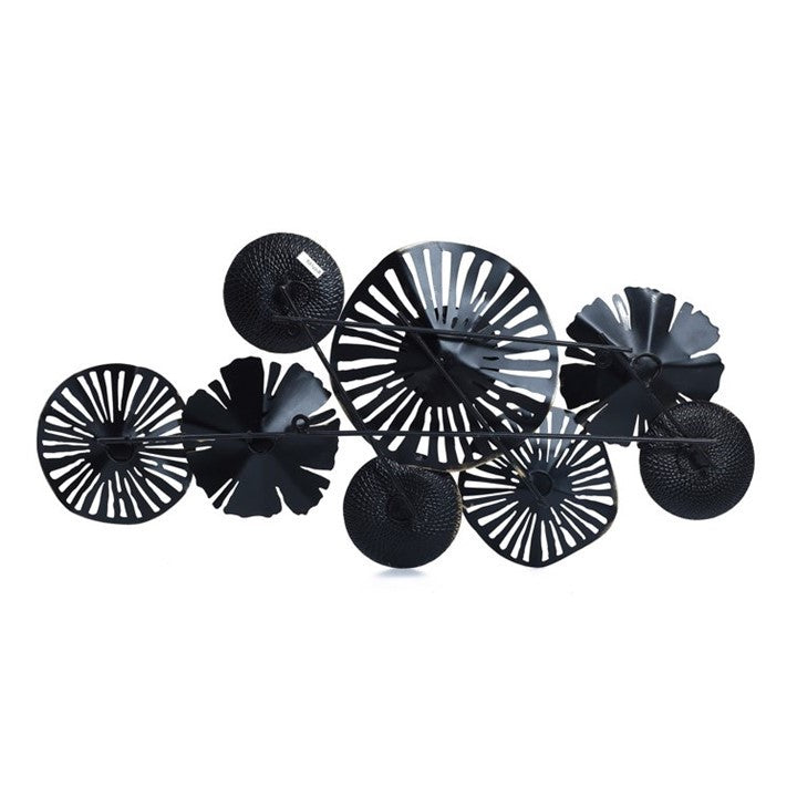 Metallic Floral Wall Art
