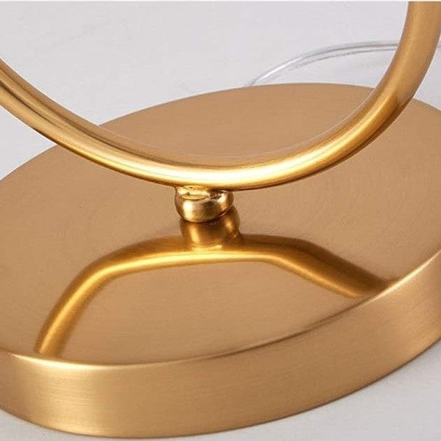 FRIZKA Desk Table Lamp with Brass Finish
