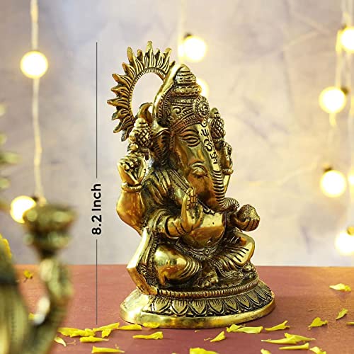 Metallic Laxmi Ganpati Murthi