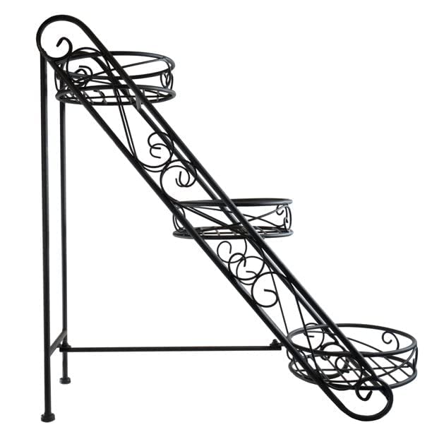 FRIZKA 3-Tier Metallic Plant Stand