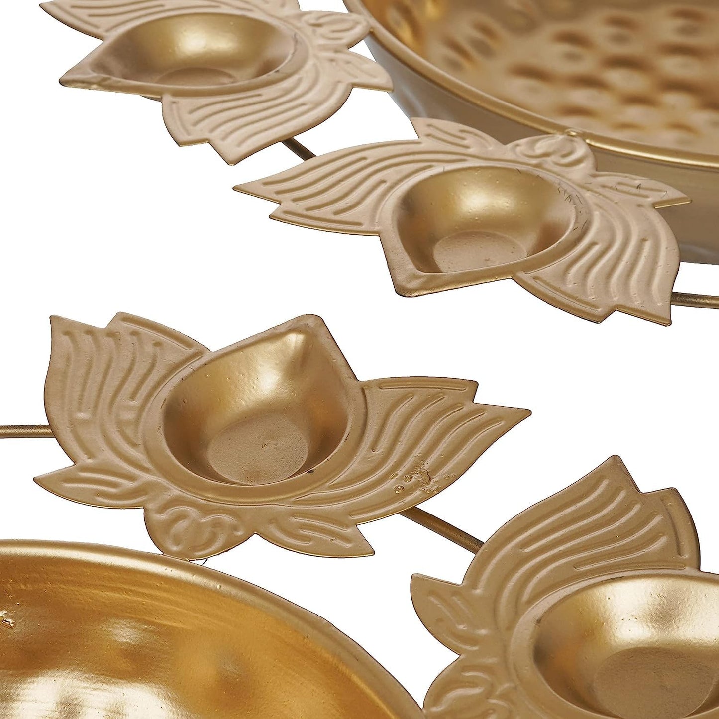 Frizka | Urli set for Floating Flowers and Tea Light Candles (Iron)- 3 pc (12,14 and 16 inch)