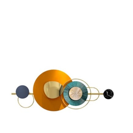 FRIZKA Abstract Metal Wall Decor in Multicolor