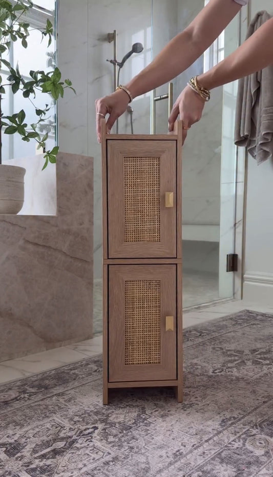 The Slim Cabinet That Finally Solved My Bathroom Storage Problem