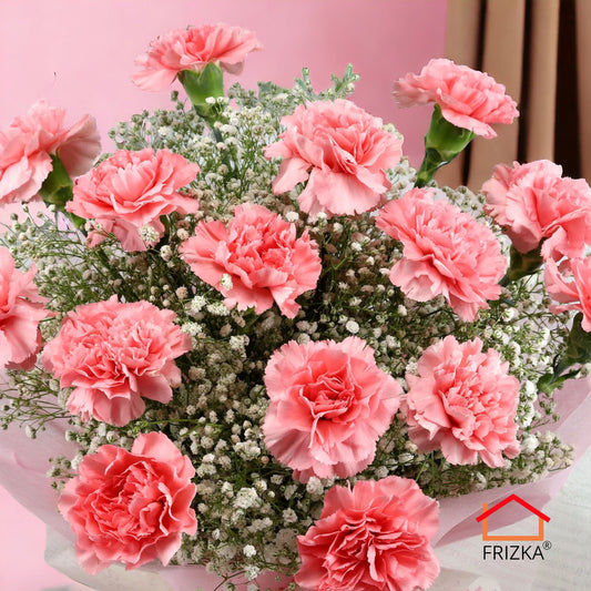 Frizka Baby Pink Carnations