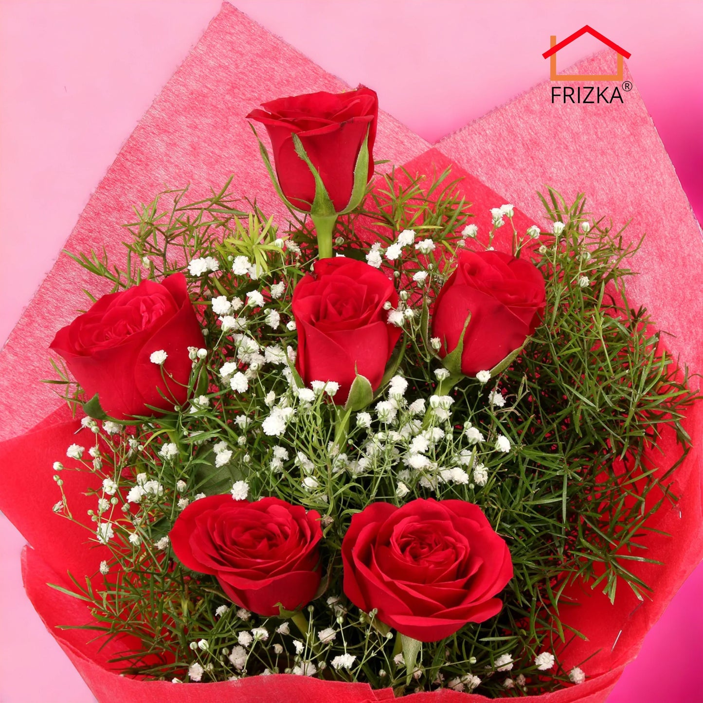 Frizka Red Roses Bouquet