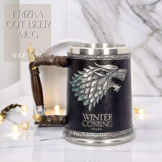 Frizka Game of Thrones Tankard & 3D Beer Mug