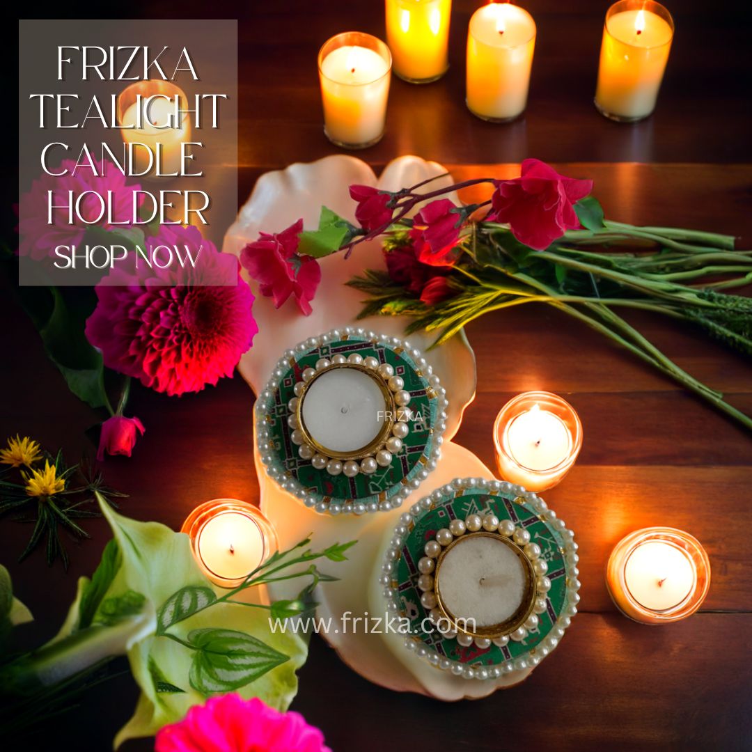 Frizka Tea Light Candle Holder- Set of 2