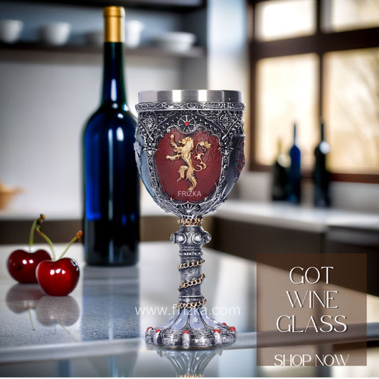 Frizka Medieval Dragon Goblet Halloween Wine Glass Unique Beverage Wine Cup Stainless Steel Vessel Cocktail Beer Coffee Drinking Gift for Party