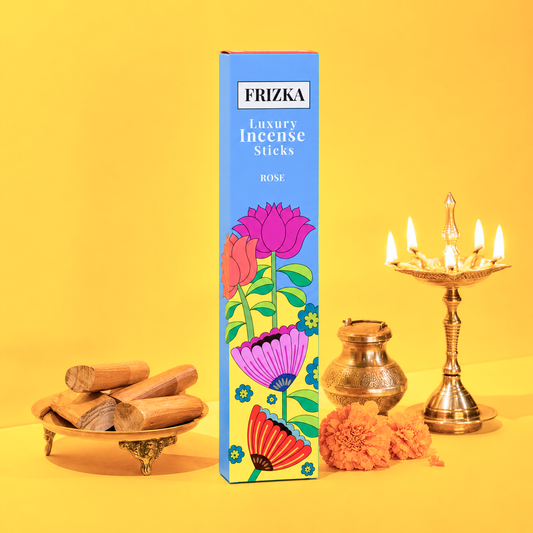 Indian Rose Incense Sticks | 80 Incense Sticks (Set of 2)