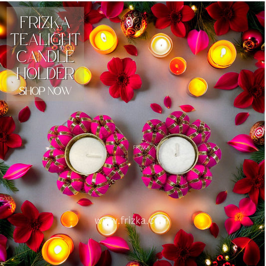 Frizka Tea light candle holder (Set of 2)