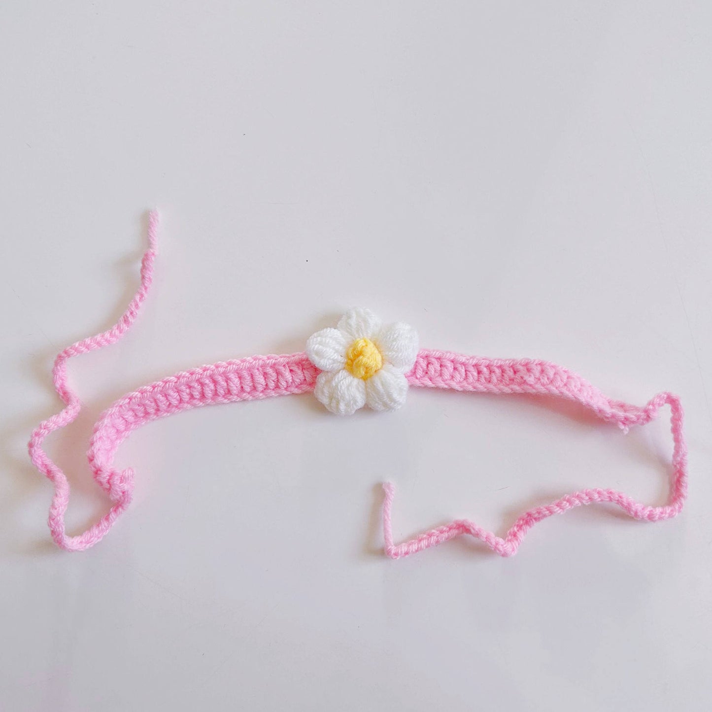 Handmade Crochet Rakhi Set – 5 Colorful Daisy Thread Rakhis