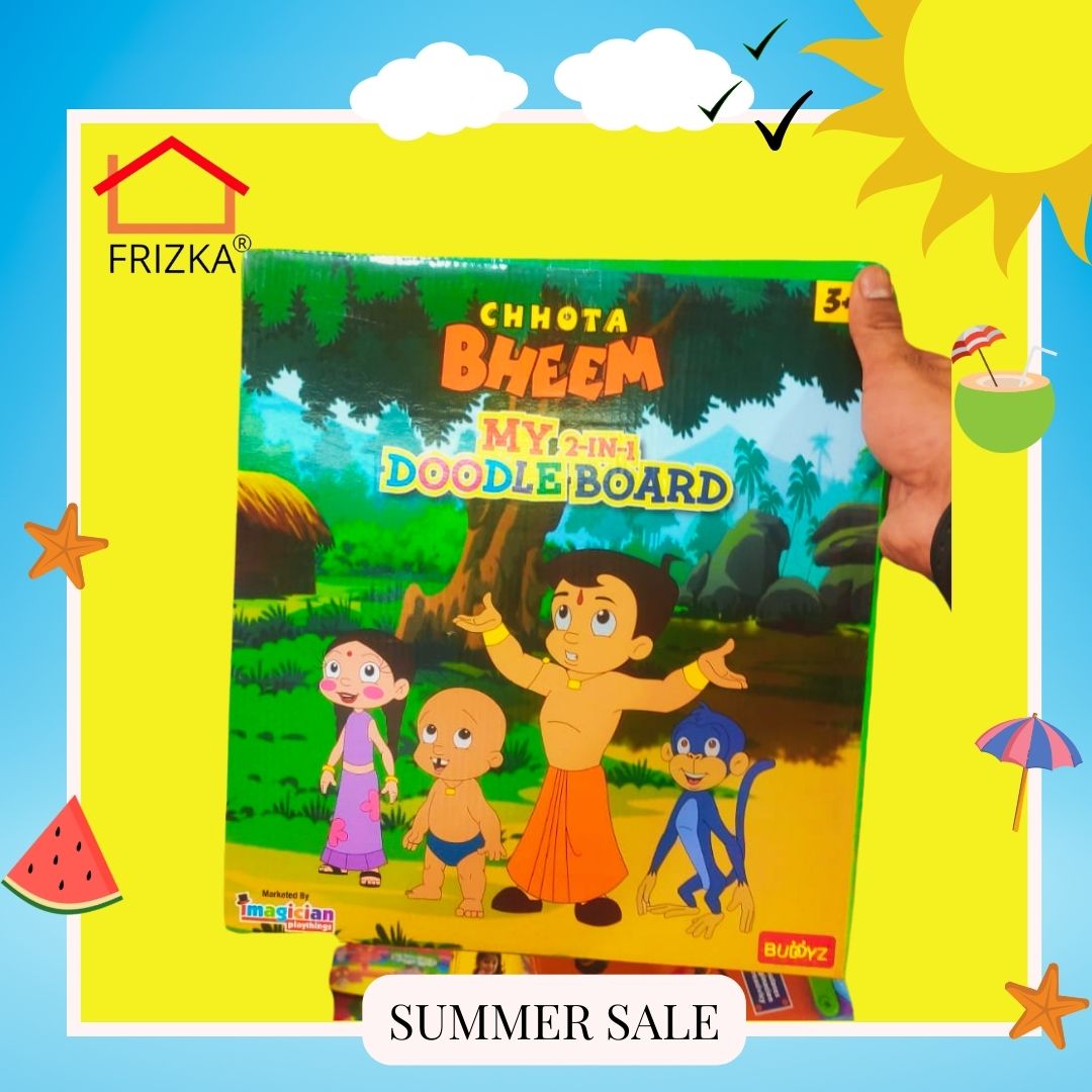 Chhota Bheem 2 In 1 Doodle Board - Red