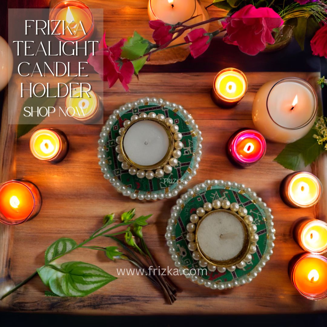 Frizka Tea Light Candle Holder- Set of 2