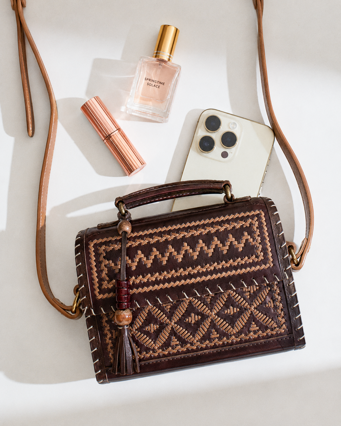 Handcrafted Leather Crossbody Bag