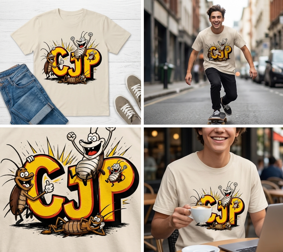 Cockroach Janta Party Tee – Meme Fashion India | Frizka