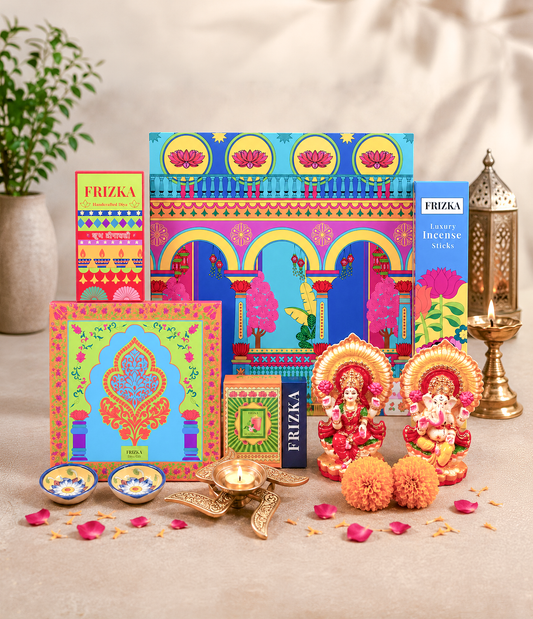 Frizka Pooja &amp; Décor Gift Box | Set of 9