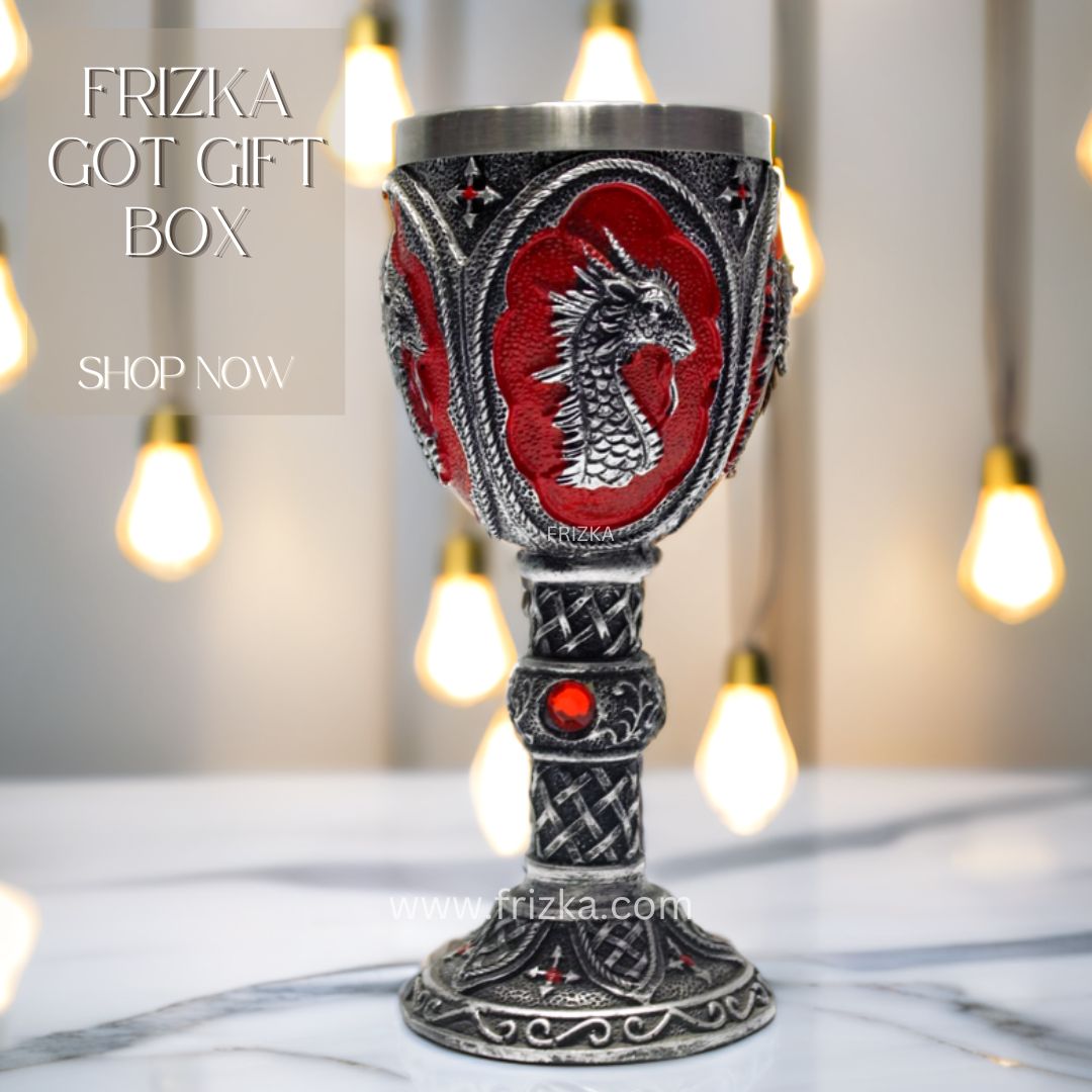 Frizka Game of Thrones 3D Wine Glass  (1Pc) Perfect for Your Game of Thrones Fan Friends