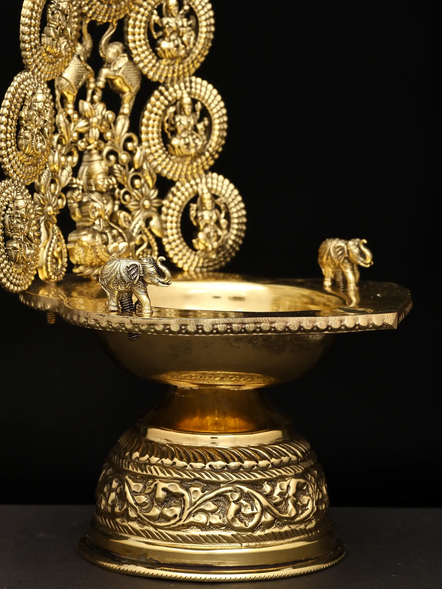Ashtalakshmi Lamp in Brass | Handmade | Made In India