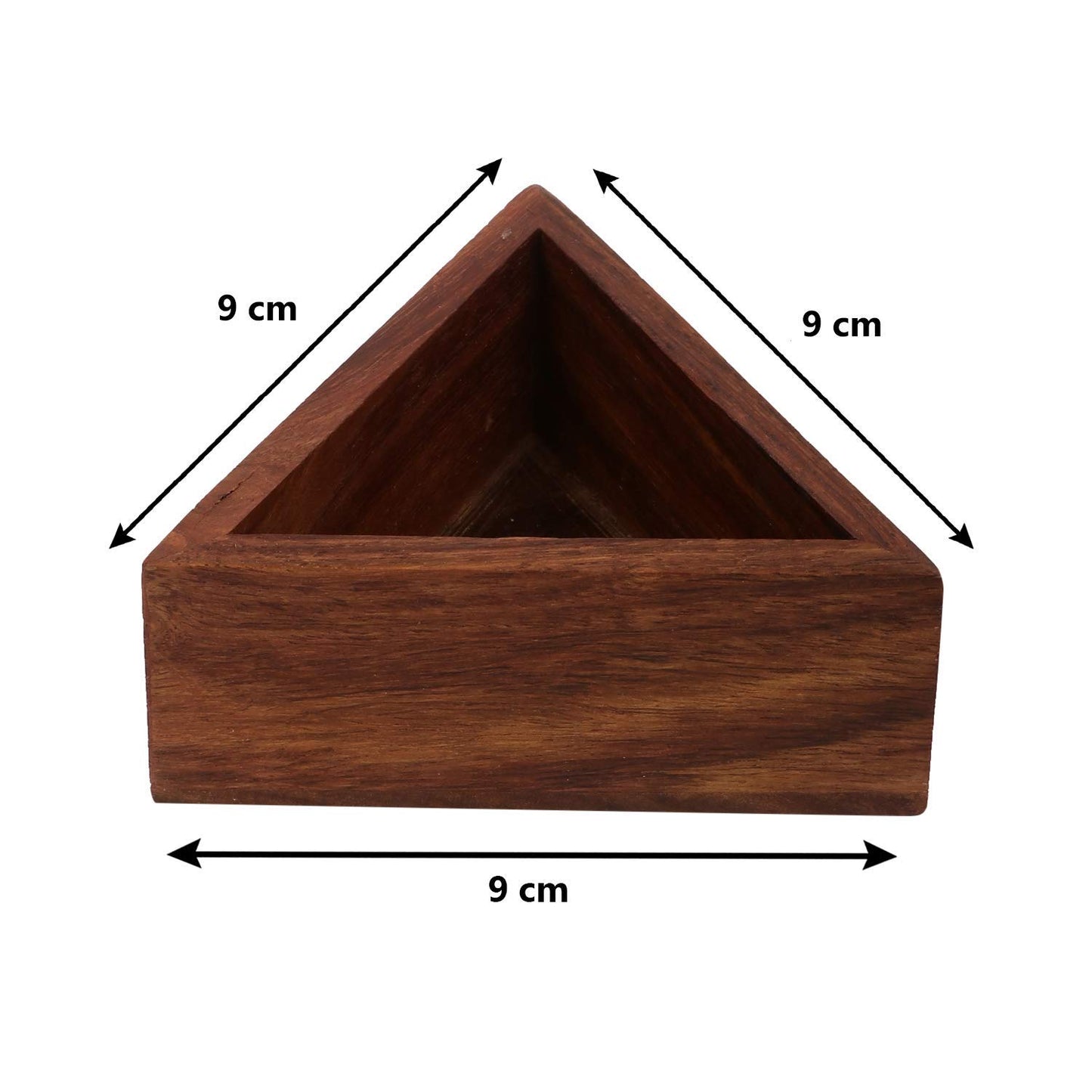 Spice box – Triangular with a Spoon