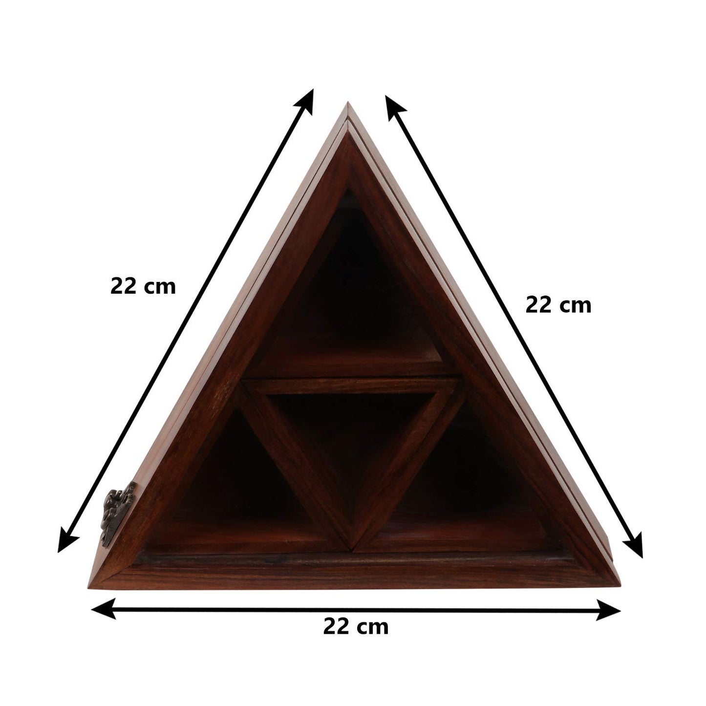 Spice box – Triangular with a Spoon