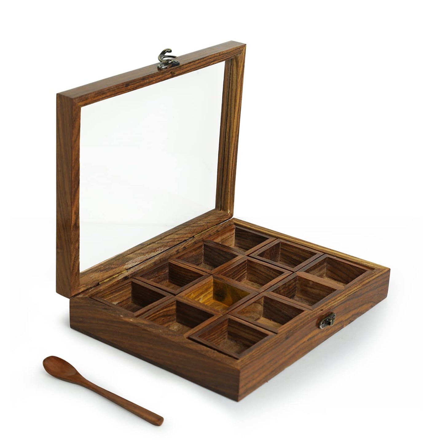 Spice Box – 12 Square Containers with a Spoon