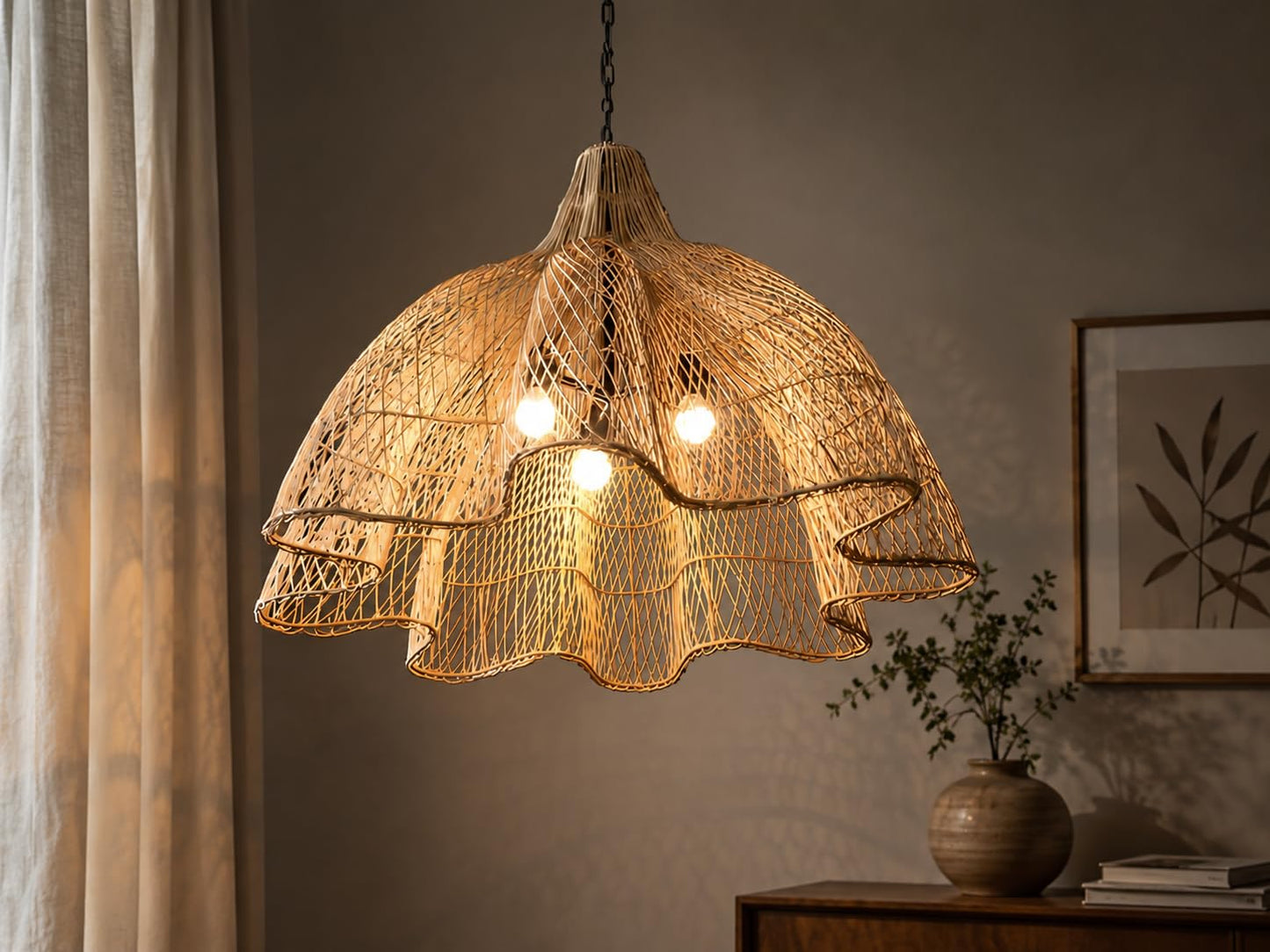 Ceiling Flower Pendant Light