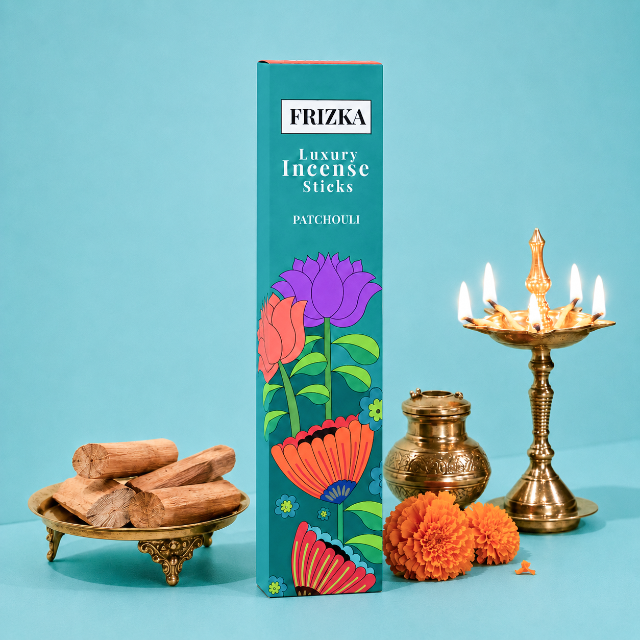 Patchouli Incense Sticks | 80 Incense Sticks (Set of 2)